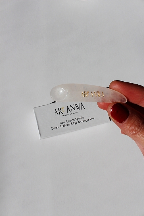 Кварцевый массажер для лица - ARI ANWA Skincare Rose Quartz Wing — фото N4