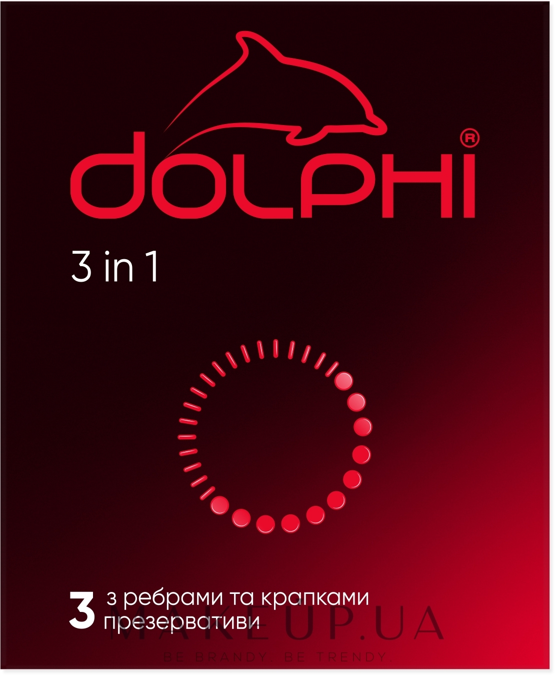 Презервативы "3 in 1" - Dolphi — фото 3шт