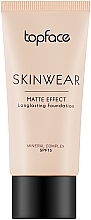 Духи, Парфюмерия, косметика Тональный крем - Topface Skinwear Matte Effect SPF 15