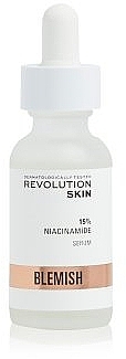 Сироватка для звуження пор і проти запалення шкіри, з ніацинамідом - Revolution Skin 15% Niacinamide Serum — фото N1