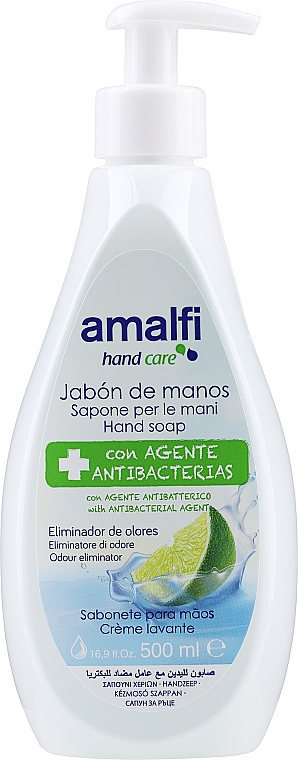Крем-мило для рук "Antibacterial" - Amalfi Cream Soap Hand — фото N1