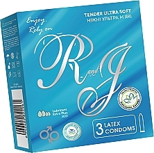Презервативи ніжні ультрам'які, 3 шт. - R&J Tender Ultra Soft — фото N1