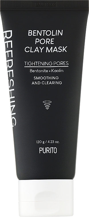 Маска для очищення пор обличчя - Purito Bentolin Pore Clay Mask — фото N1
