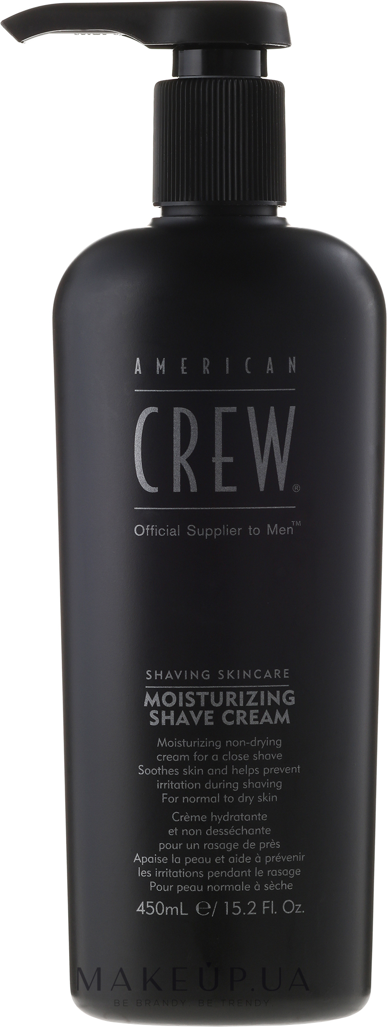 Зволожувальний крем для гоління - American Crew Shaving Skincare Moisturing Shave Cream — фото 450ml