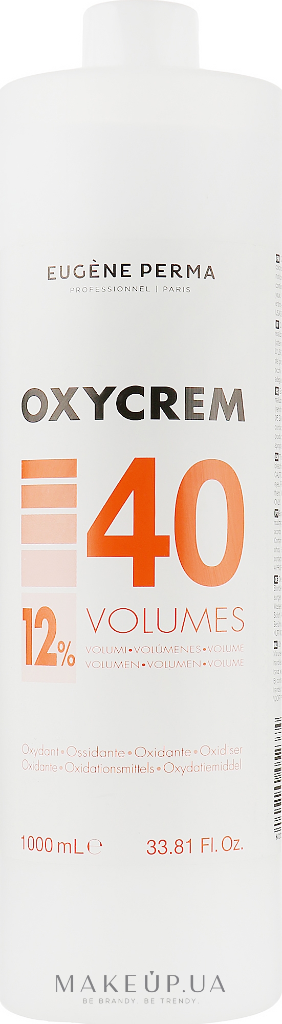 Окислитель 40 Vol (12%) - Eugene Perma OxyCrem — фото 1000ml