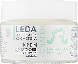 Нічний зволожувальний крем для обличчя - Leda Moisturizing Night Cream — фото N5