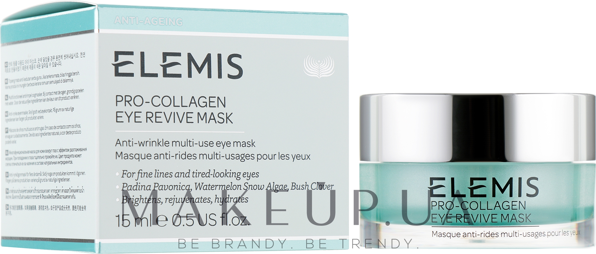 Крем-маска для очей проти зморщок - Elemis Pro-Collagen Eye Revive Mask — фото 15ml