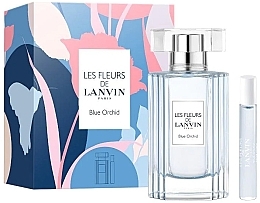 Духи, Парфюмерия, косметика Lanvin Les Fleurs de Lanvin Blue Orchid - Набор (edt/50ml + edt/mini/7.5ml)