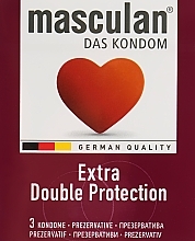 Парфумерія, косметика Презервативи "Extra Double Protection" - Masculan *