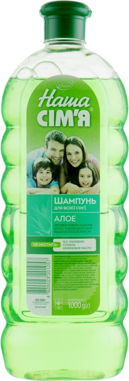 Шампунь для волос "Алоэ" - Velta Cosmetic Наша семья — фото N1