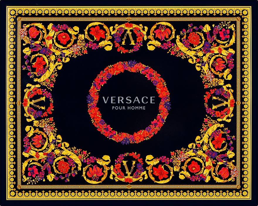Versace Pour Homme - Набор (edt/50ml + sh/gel/50 ml + ash/balm/50 ml) — фото N1