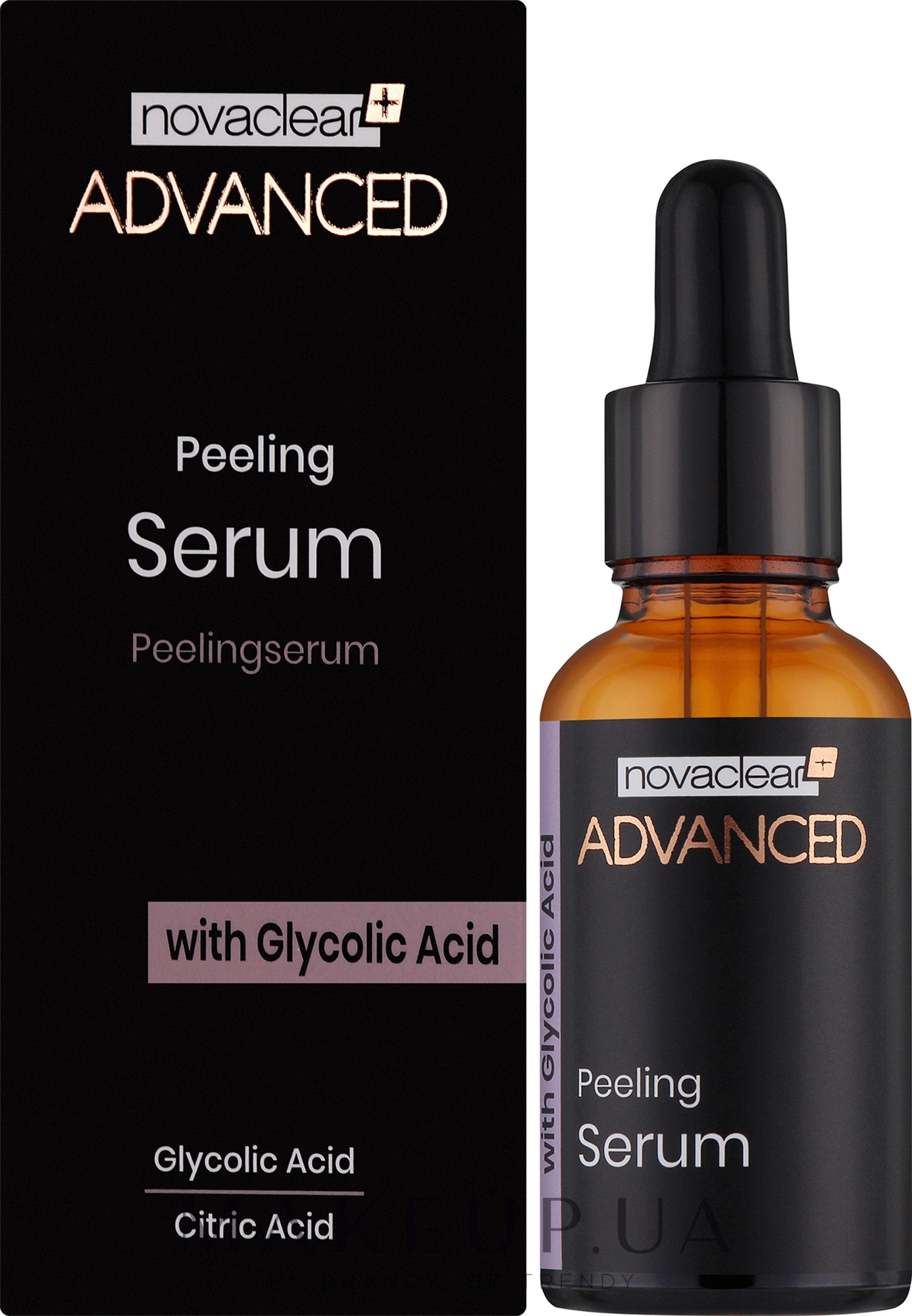 Сироватка-пілінг із гліколевою кислотою - Novaclear Advanced Peeling Serum with Glycolic Acid — фото 30ml