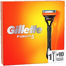 Духи, Парфюмерия, косметика Бритва с 11 сменными кассетами - Gillette Fusion5 Razor With 10 Refill