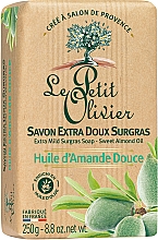 Мило екстраніжне з екстрактом масла солодкого мигдалю - Le Petit Olivier Vegetal Oils Soap Sweet Almond Oil — фото N2