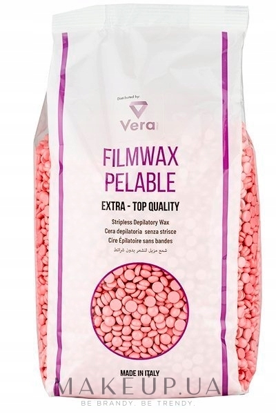 Воск для депиляции пленочный в гранулах, розовый - DimaxWax Filmwax Pelable Stripless Depilatory Wax Pink — фото 1000g