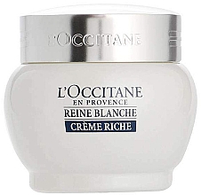 Парфумерія, косметика Зволожувальний крем для обличчя - L'Occitane Reine Blanche Rich Cream