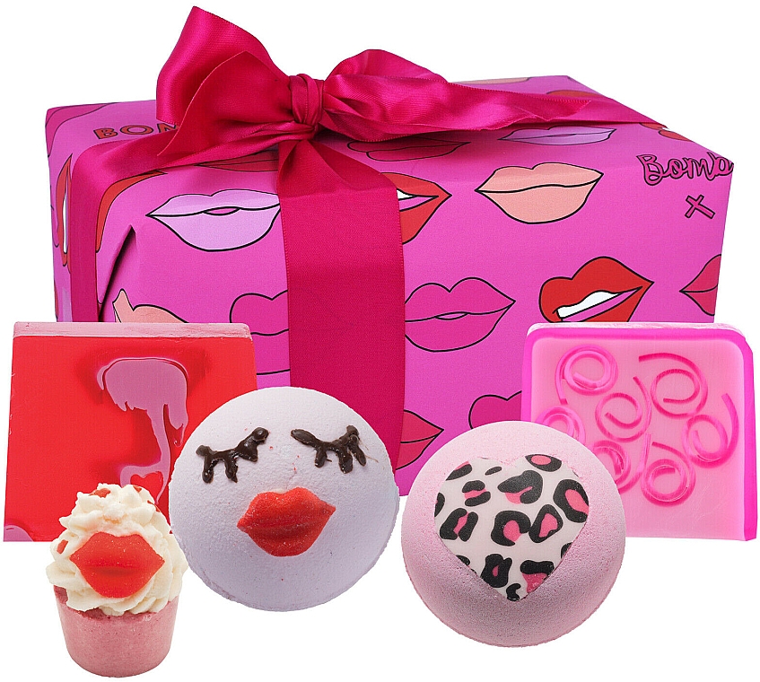 Набор, 5 продуктов - Bomb Cosmetics Lip Sync Pamper Gift Set — фото N1