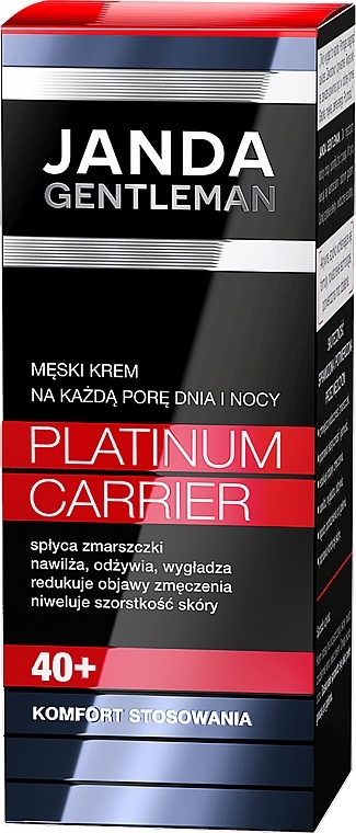 Чоловічий крем проти зморщок 40+ - Janda Gentleman Platinum Carrier — фото N2