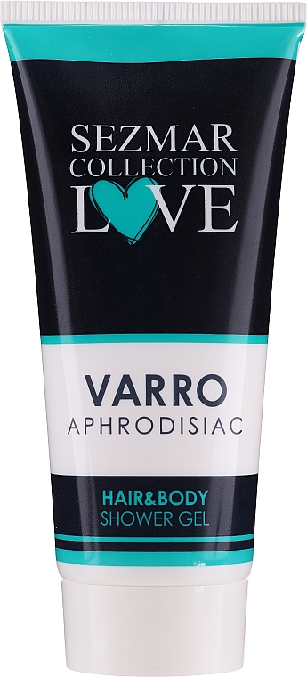 Гель для душа 2 в 1 для волос и тела - Hrisnina Cosmetics Sezmar Collection Love Varro Aphrodisiac Hair & Body Shower Gel — фото N1