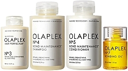 Набор для укрепления и блеска волос - Olaplex In Good Repair Strength & Shine Hair Kit (shm/100ml + con/100ml + elixir/50ml + oil/30ml) — фото N2