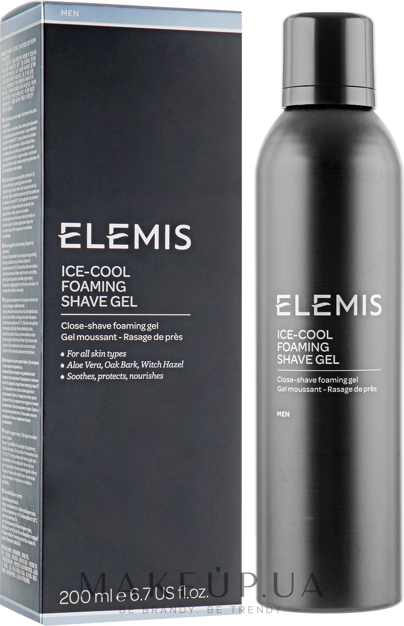 Гель для гоління - Elemis Men Ice Cool Foam Shave Gel — фото 200ml