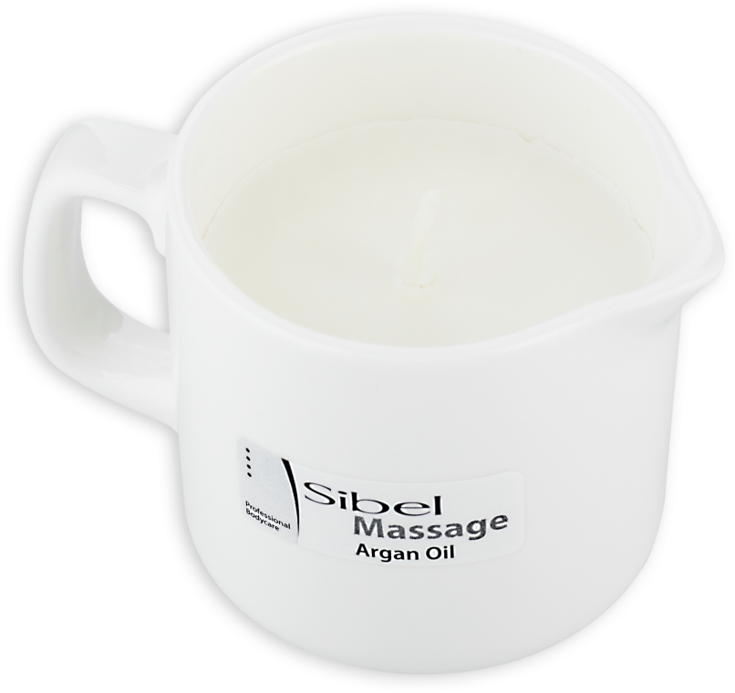 Відновлювальна масажна свічка-олія "Олія арганії" - Sibel Massage Candle — фото N2