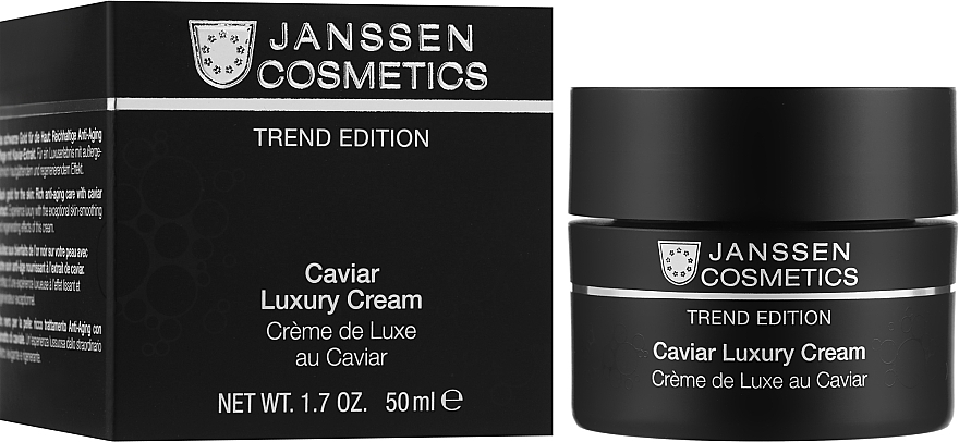 Розкішний крем з екстрактом чорної ікри - Janssen Cosmetics Caviar Luxery Cream — фото N2