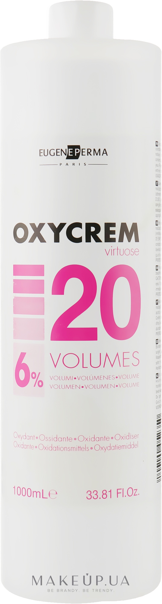 Окислитель 20 Vol (6%) - Eugene Perma OxyCrem — фото 1000ml