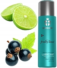 Лубрикант "Черная смородина и лайм" - Swede Fruity Love Lubricant Black Currant Lime  — фото N1