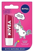 Духи, Парфюмерия, косметика Бальзам для губ "Вишневое сияние" - NIVEA Lip Care Cherry Shine Lip Balm Limited Edition