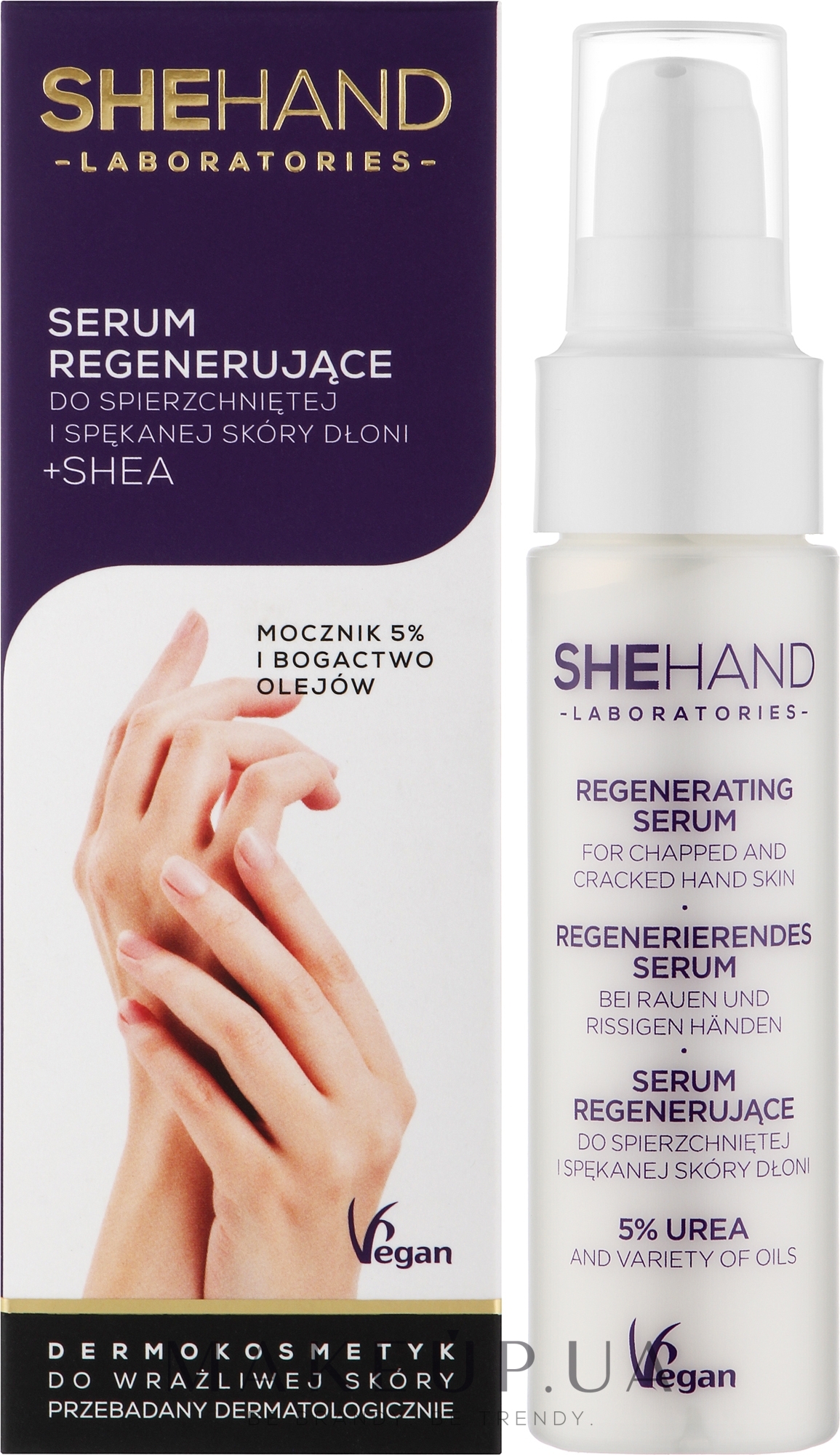 Восстанавливающая сыворотка для рук - SheHand Regenerating Serum — фото 50ml