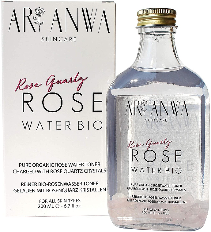 Розовая вода - ARI ANWA Skincare Rose Quartz Rose Water — фото N1