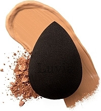 Набор спонжей для макияжа, 2 шт., черные - Luvia Cosmetics Classic Make-up Sponge Kit — фото N2