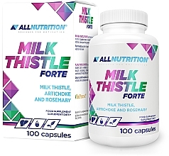 Парфумерія, косметика Харчова добавка "Розторопша", в капсулах - Allnutrition Milk Thistle Forte