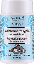 Духи, Парфюмерия, косметика Защитная пудра для ног и обуви с эвкалиптовым маслом и ментолом - Marion Dr Koala Protective Powder