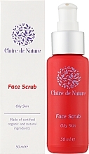 Скраб для жирної шкіри - Claire de Nature Face Scrub — фото N2
