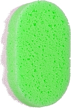 Губка для душу, овальна, зелена - Inter-Vion — фото N1