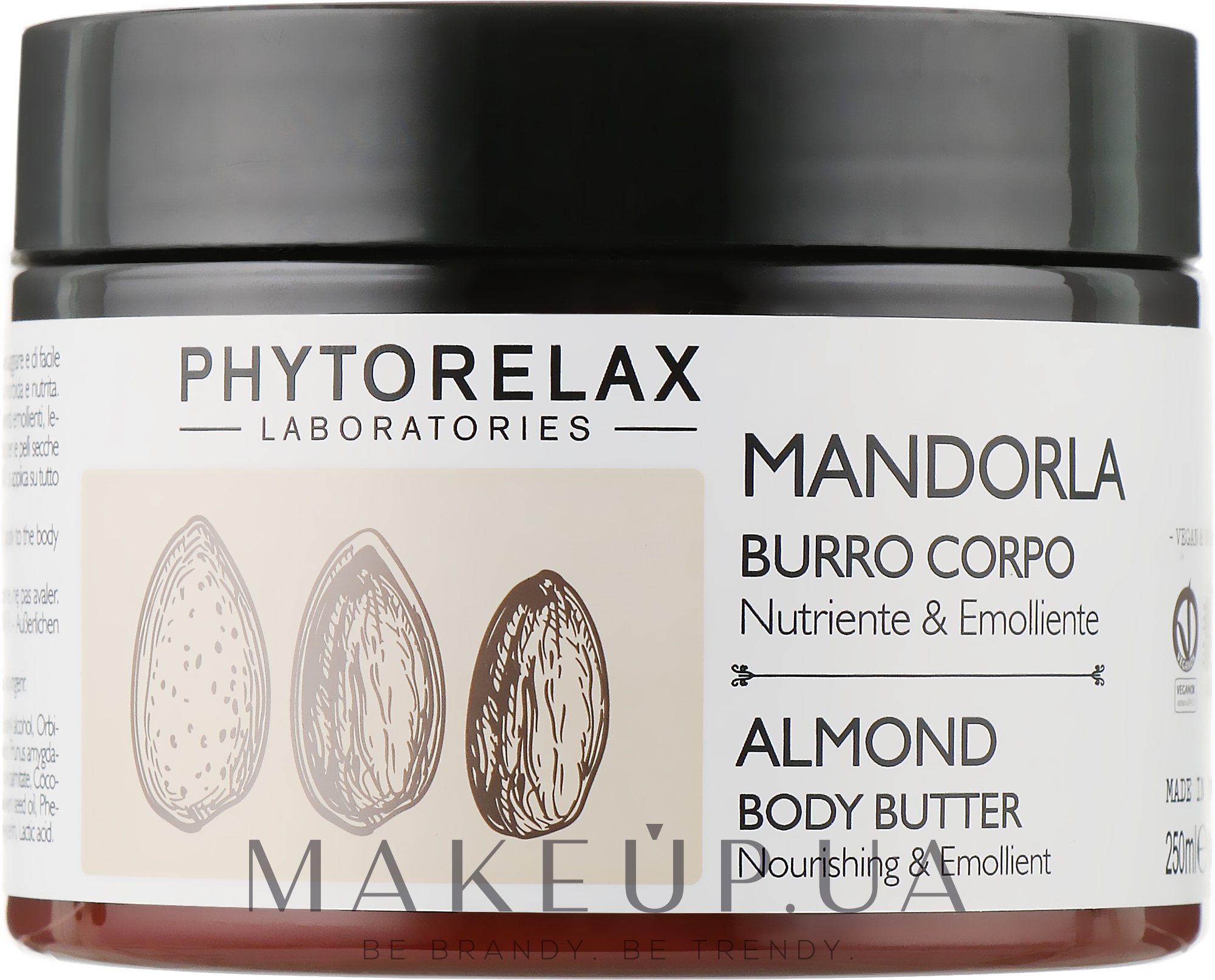Крем-масло для тіла зволожувальний - Phytorelax Laboratories Almond Body Butter — фото 250ml