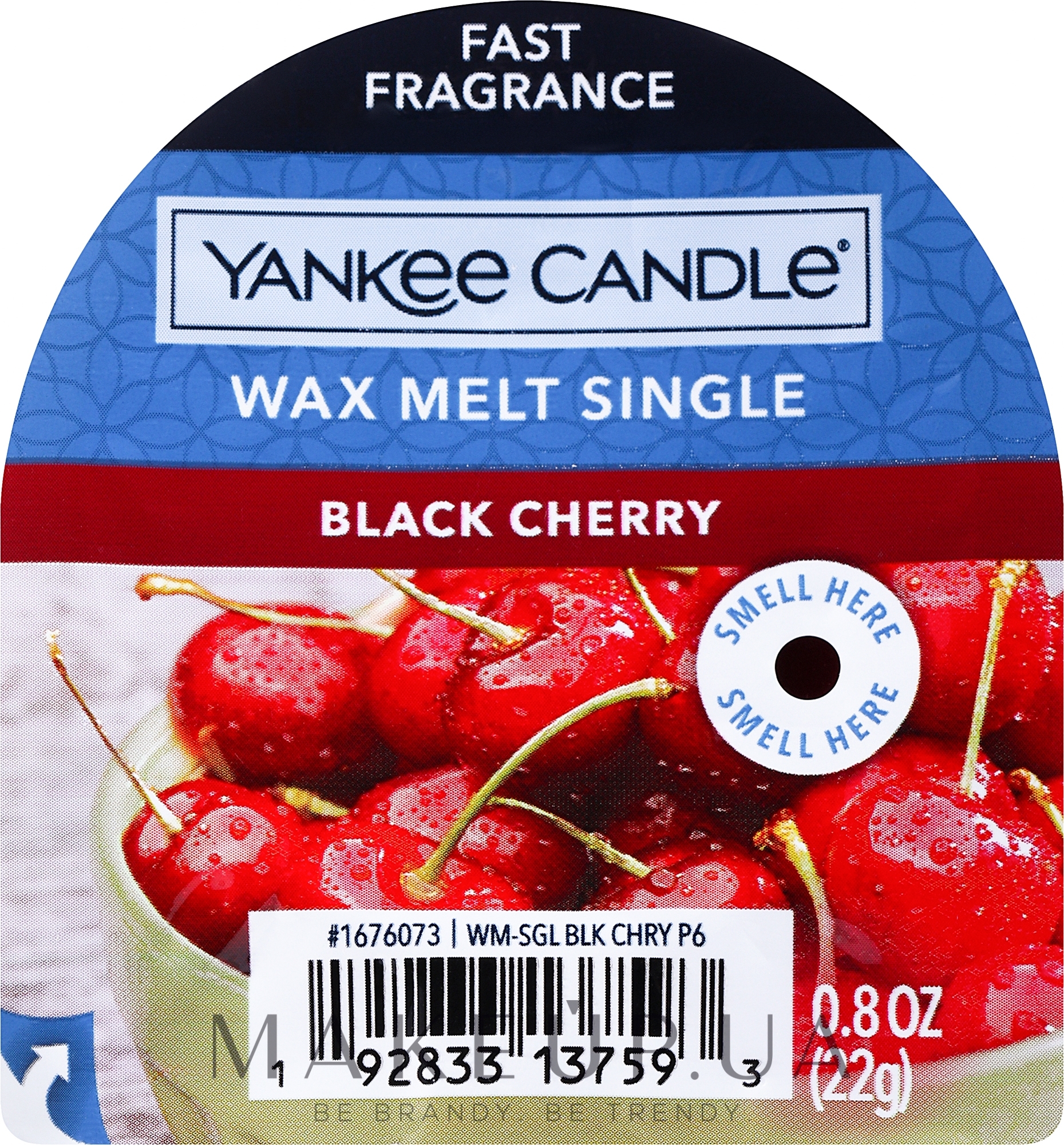 Ароматический воск - Yankee Candle Black Cherry Wax Melt  — фото 22g