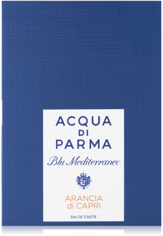 Acqua di Parma Blu Mediterraneo-Arancia di Capri - Туалетна вода (пробник) — фото N3