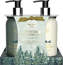 Парфумерія, косметика Набір - Scottish Fine Soaps Winter Wonderland Hand Care Set (soap/300ml + h/lot/300ml)