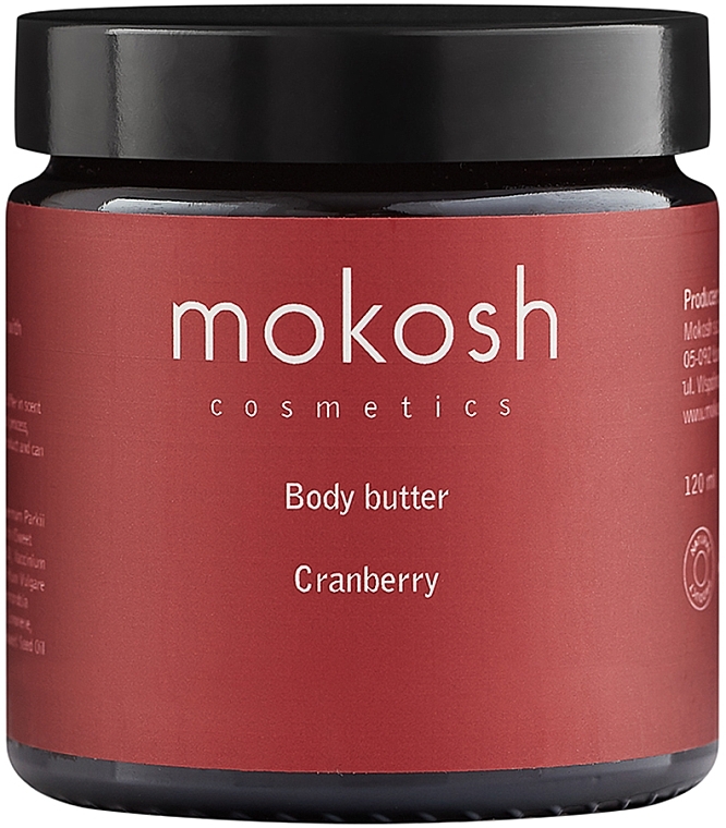 Масло для тела "Клюква" - Mokosh Cosmetics Body Butter Cranberry — фото N1