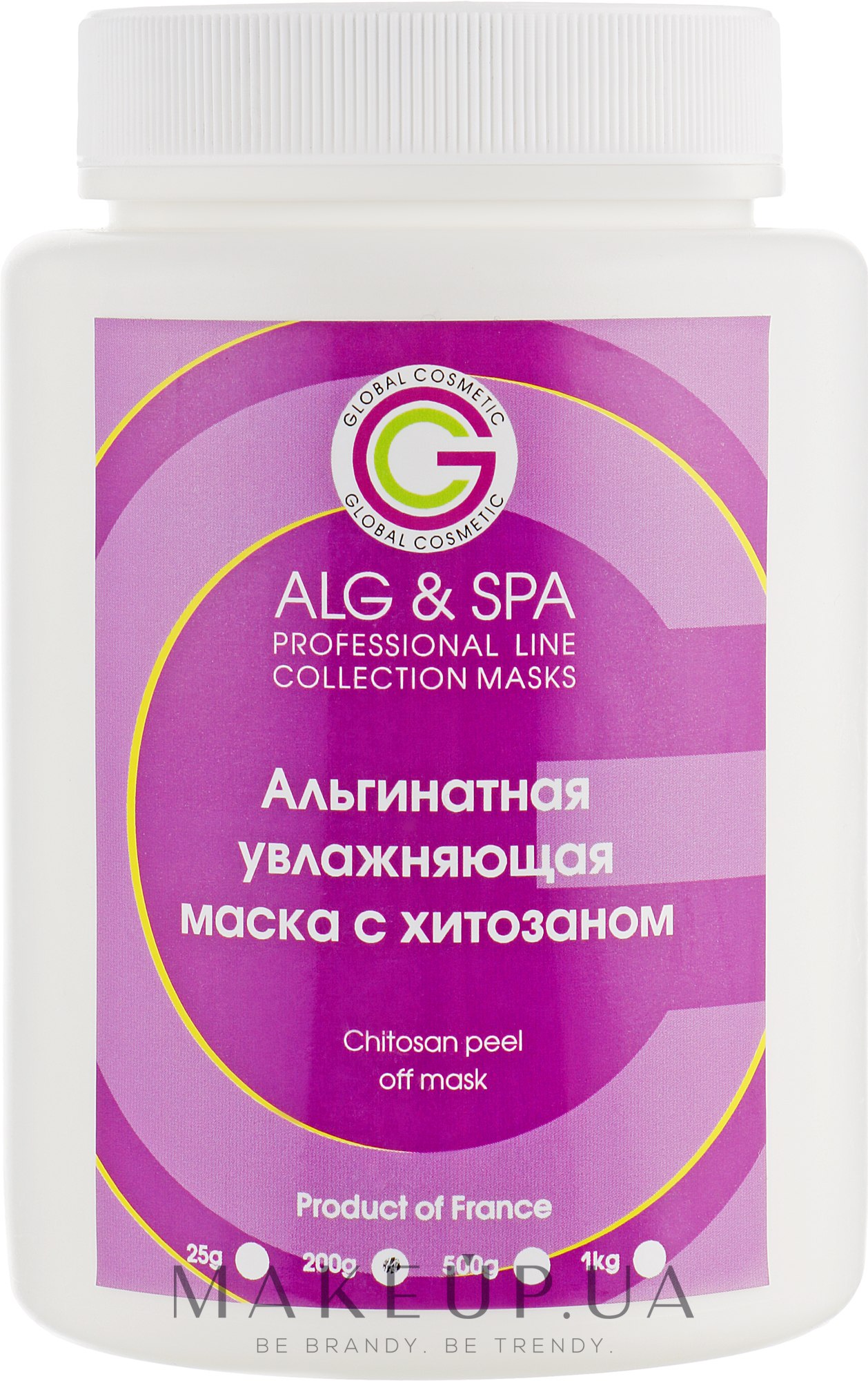 Альгінтна зволожувальна маска з хітозаном - ALG & SPA Professional Line Collection Masks Deep Hydration Peel Off Mask — фото 200g