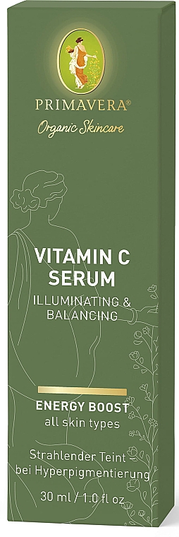 Осветляющая сыворотка с витамином С - Primavera Illuminating & Balancing Vitamin C Serum — фото N3