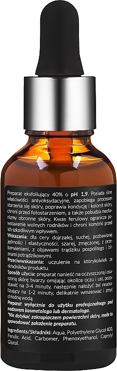 Феруловая кислота 40% - APIS Professional Glyco TerApis Ferulic Acid 40% — фото N2