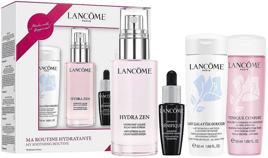 Набор - Lancome Hydra Zen (serum/50ml + serum/10ml + tonique/50ml + milk/50ml)