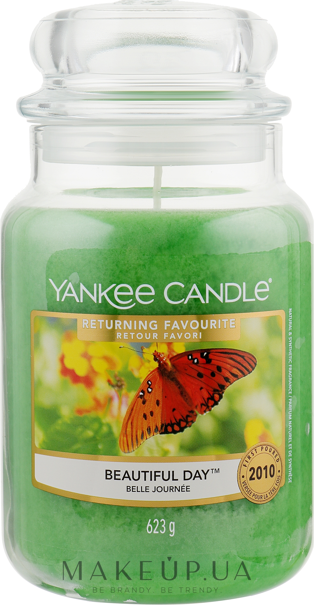Ароматическая свеча "Хороший день" в банке - Yankee Candle Beautiful Day Scented Candle Large Jar — фото 623g