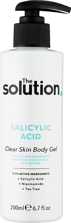 Гель для тела с салициловой кислотой - The Solution Salicylic Acid Clear Skin Body Gel — фото N1