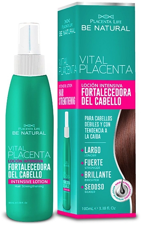 Зміцнювальний лосьйон для волосся - Be Natural Vital Placenta Hair Strengthener — фото N1