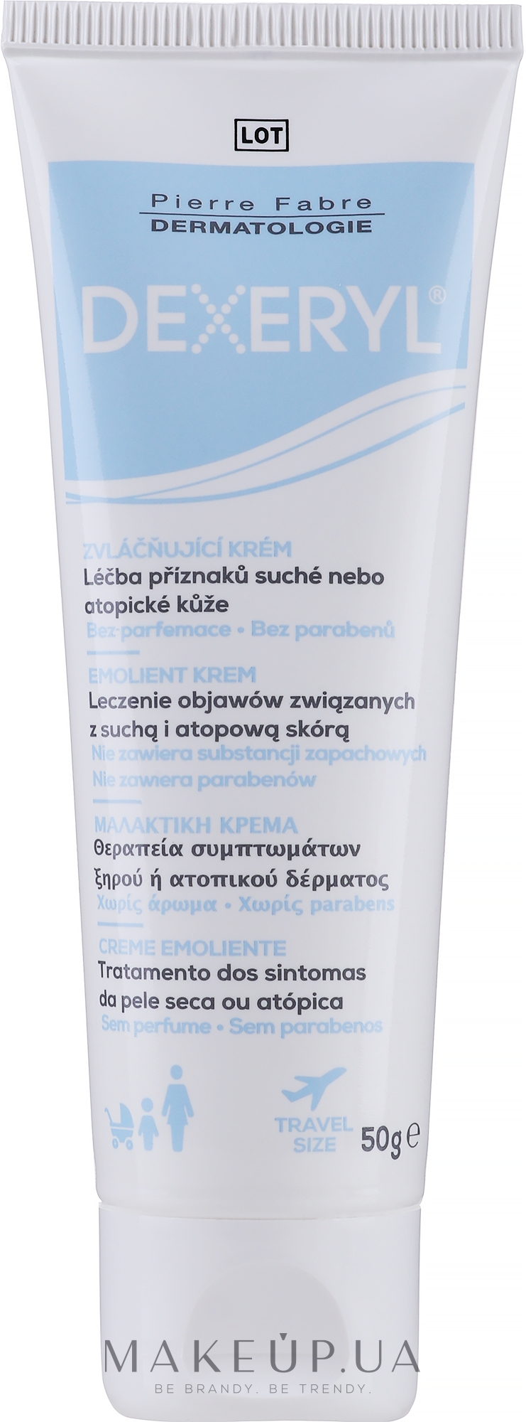 Крем для очень сухой и склонной к атопии кожи - Pierre Fabre Dermatologie Dexeryl Emollient Cream — фото 50g